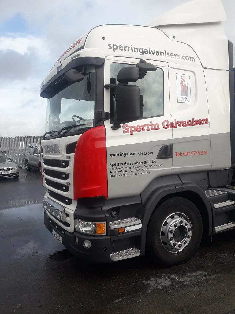 Sperrin Galvanisers Tynagh new truck